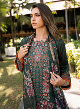 Riwayat By Ramsha Embroidered Lawn 3 Piece Unstitched Suit RM25RLEL Y-1112